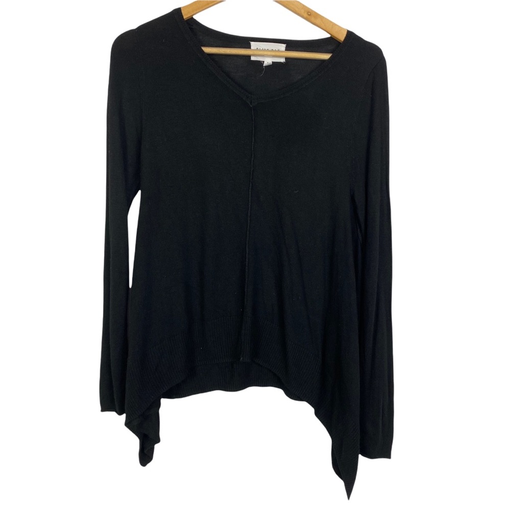 Olive + Oak black long sleeve top side fall long side top Size Small
